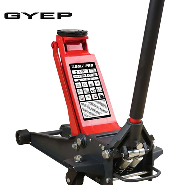 Jack New Horizontal Vertical 3 Tonnes Auto Repair Dual Pump Ultra Low Level Oil Pressure Jack