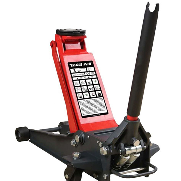 New Horizontal Vertical Jack 3 Tonnes Auto Repair Dual Pump Ultra Low Level Oil Pressure Jack