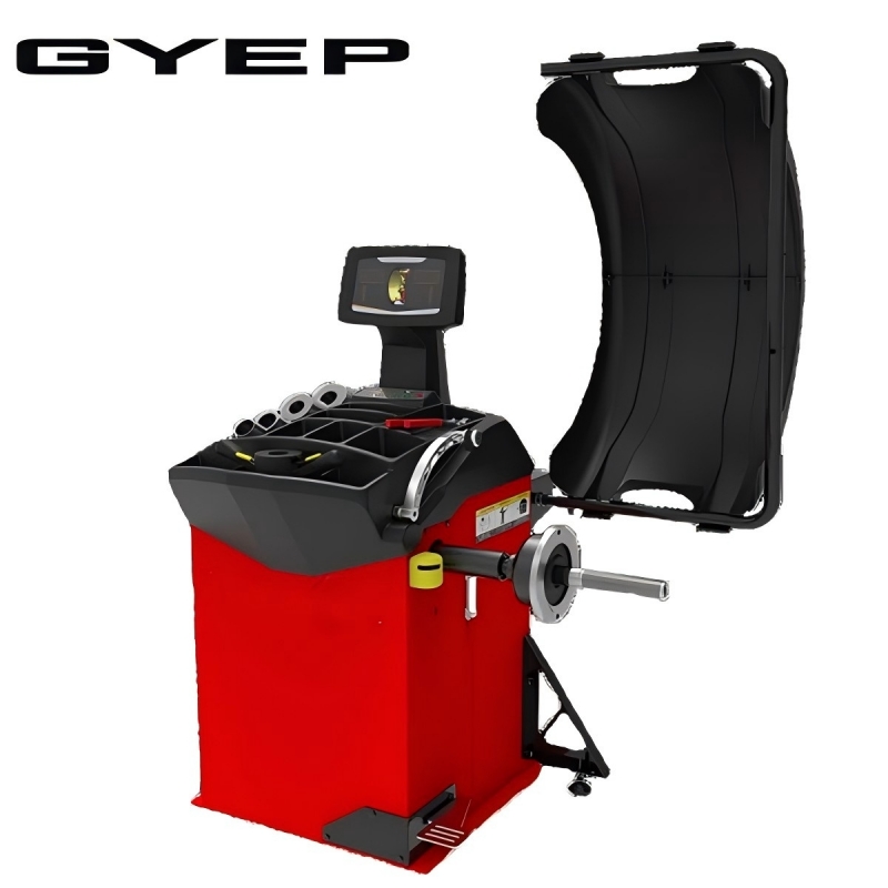 Economical Commercial Tyre Dynamic Balance Instrument Semi-automatic Car Wheel Balancing