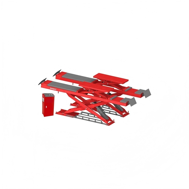 Hot Sale U-Y35 Tubular Structure Wheel Alignment Scissor Lift with Built-in Lifting Platform