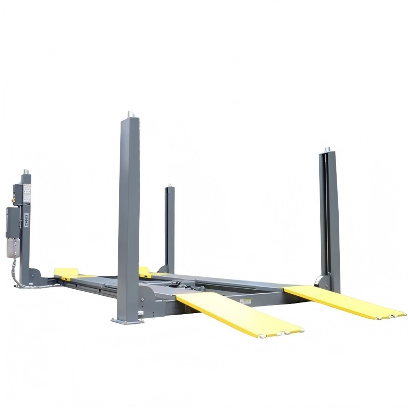 High Quality SHL-4-460D Electric Hydraulic Automatic Unlock Four Post Car Service Lift for Wheel Alignment
